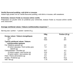 Proteline Entremets vanille (7 x 23 g)