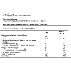Proteline Soupe de légumes (7 x 22,5 g)