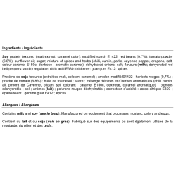 Proteline Plat à base de soja style Chili (7 x 33,5 g)