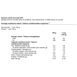 Proteline Dessert arôme chocolat (4 x 125 g)