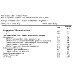 Proteline Noix de soja arôme barbecue fumé (7 x 30 g)