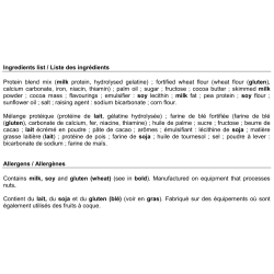 Proteline Gaufrettes arôme chocolat blanc (5 x 41,1 g)