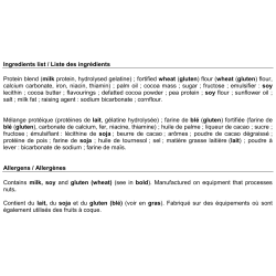 Proteline Gaufrettes arôme chocolat (5 x 41,9 g)