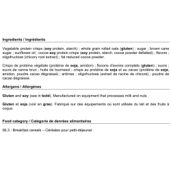 Proteline Muësli granola arôme chocolat-caramel (7 x 30 g)