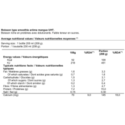 Proteline Smoothie arôme mangue (200 ml)