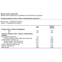Proteline Boisson arôme vanille (250 ml)