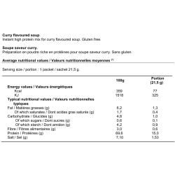 Proteline Soupe saveur curry (7 x 21,5 g)