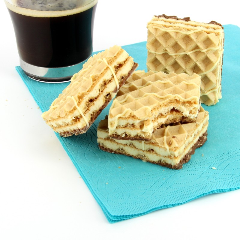 Proteline Gaufrettes arôme chocolat blanc (5 x 41,1 g)